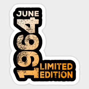 60Th 1964 June 60 Year Sticker